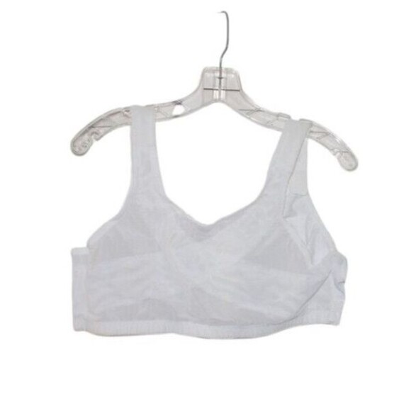 Comfort Choie 42B White Cotton Bra Front Close Soft Cup - Picture 4 of 7